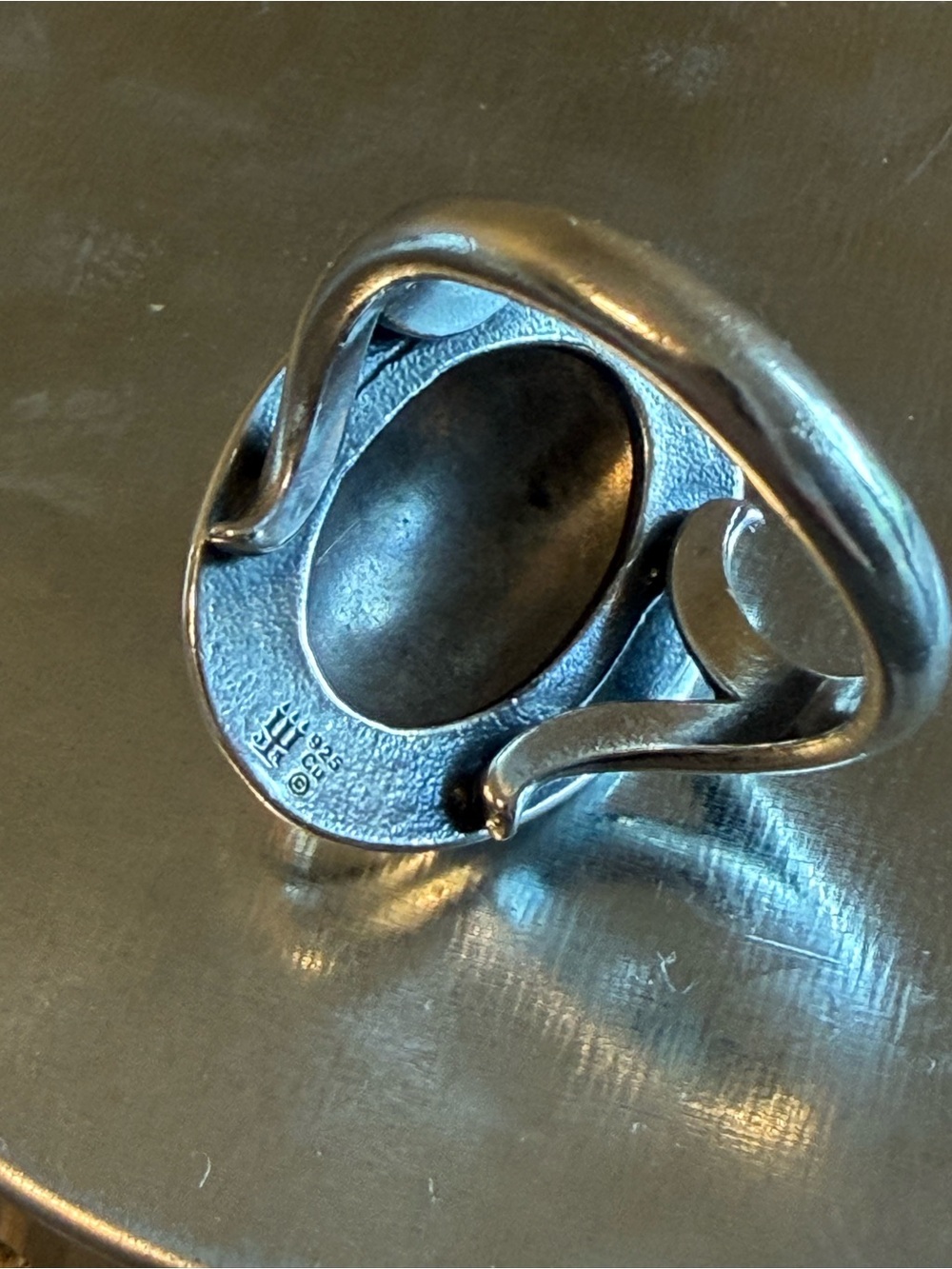 Polished Dome Silver Ring - Timeless Statement - Picture 3 of 3